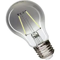 Spectrum LED Peerlamp A60 E27 Rookglas - 2.5W 150lm 4000K - Neutraalwit - Vervangt 16W