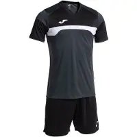 Joma Danubio Iii Short Sleeve Set Zwart,Grijs L Man