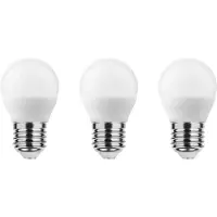 Technik LED Globelamp G80 E27 Mat - 4.9W 470lm 2700K - Warmwit - Vervangt 40W - 3 stuks