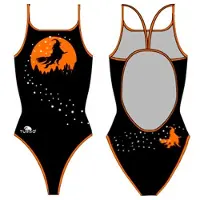 Turbo Halloween Witch Swimsuit Zwart 5XL Vrouw