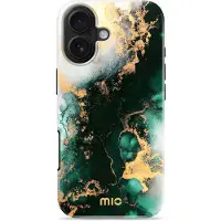 Mobilize MIO MagSafe iPhone 17 Hoesje Groen Marble