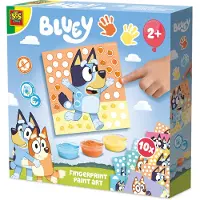 SES Creative Bluey vingerafdruk verf kunstwerk |