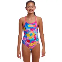 Funkita Diamond Back Swimsuit Veelkleurig 8 Years Meisje