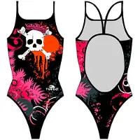 Turbo Flowers And Skulls Zwemkleding