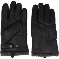 Strellson Handschoenen Leder zwart