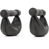 Nohrd Swing Dumbbells Shadow 8kg Echt leer zwart