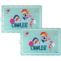 My Little Pony Placemat voor kinderen - 2x - print - 43 x 28 cm - Eten en knutselen - onderleggers - paarden