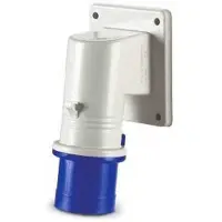 PLASTIMO Ip44 Plate Male Plug 32a 220v Transparant 70 x 87 mm