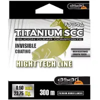 Asari Titanium Scc Monofilament 300 M Grijs 0.400 mm