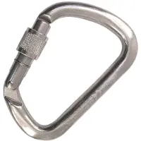 Kong Italy Aluminium Extra Grote Schroefhaak Zilver