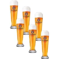 Paulaner Hefe Weizen Bierglas 6 x 50cl Bokaal / bier glas | glazen bierglazen Weissbier