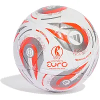 Adidas Voetbal Konektis League EURO 2025 VOOR DAMES Finale - Wit/Zilver/Oranje