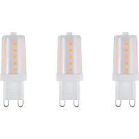 SPL G9 LED Lamp 3W Dimbaar - Warm Wit - 260lm - LED Buislamp T17 - Mat - 3 Stuks - 2700K - 230 Volt