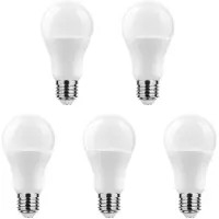 Technik E27 LED Lamp 13.7W - 1350lm - 2700K - Warm Wit - LED Globe A60 - Vervangt 91W Halogeen Gloeilamp - 5 stuks