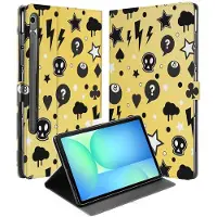 B2Ctelecom Book Case Hoesje met Standaard Punk Yellow Samsung Galaxy Tab S10 FE | Tab S9 FE