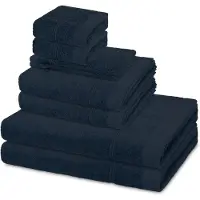 Ross Sonstiges 2 X washandjes 2 X gasten- 2 X douche- 2 X handdoek - in set 8 pack Rubin