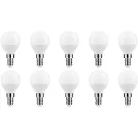 Technik E14 LED Lamp 4.9W - 470lm - 2700K - Warm Wit - LED Globe Mini P45 - Vervangt 40W Halogeen Gloeilamp - 10 stuks