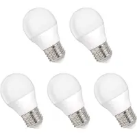 Spectrum LED Kogellamp E27 6W - 230V - 520 Lumen - 3000K Warm wit - Gezellig licht - Energiezuinig - 5 stuks