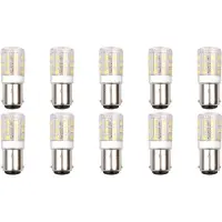 SPL Ba15d LED Lamp 3W - Neutraal Wit - 250lm - LED Buislamp T18 - 10 Stuks