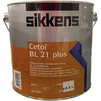 Sikkens Cetol BL 21 plus - Transparante hout impregneer beits - Satijn - Waterbasis - 077 Grenen - 2.50 L