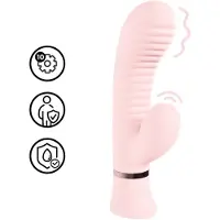 Loveline Mystique - Ribbed Rabbit Vibrator - Pink