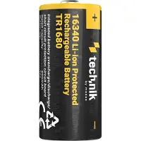 Technik Oplaadbare Lithium Batterij - Li-ion - 16340 / RCR123 / TR1680 - 800mAh - 3.7V