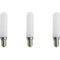 SPL E14 LED Lamp 4W - Neutraal Wit - 300lm - LED Buislamp T18 - Opaal - 3 Stuks