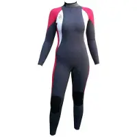 Seland Izaro 4/3 Mm Dames Neopreen Wetsuit Met Lange Mouwen En Rugrits