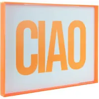 PT Living Wanddecoratie Ciao Large Bright Orange