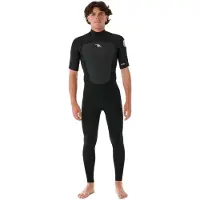 Rip Curl Omega Streamer 2 Mm Korte Mouw Neopreen Pak Met Rits Op De Rug