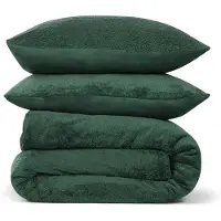 DoubleDry Dekbedovertrek teddy fleece tweepersoons 200x220 cm + 2 kussenslopen