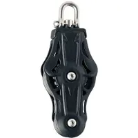 WICHARD Fiddle Swivel Shackle Bearing Pulley Zilver 45 mm