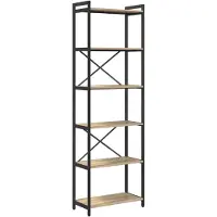 vidaXL Boekenplank 60 x 30 x 189,5 cm Bewerkt hout Sonoma Eik