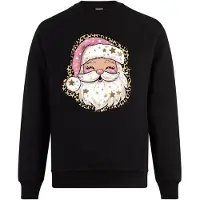 B&C Cute Santa Kersttrui - Dames Heren - Unisex - Kerst Cadeau - Grappig - Foute Kersttrui - Maat L