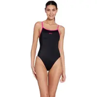 Zoggs Kona Triback Swimsuit Zwart 36 Vrouw