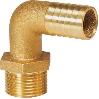 VETUS Brass Elbow Connector 19 Mm Goud
