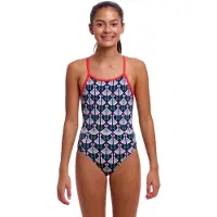 Funkita Diamond Back Swimsuit Veelkleurig 12 Years Meisje