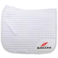 Zandona Padded Cotton Dressuur Zadeldekje Wit
