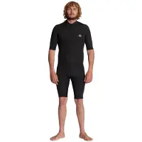 Billabong Absolute 2/2 Mm Shorty Met Korte Mouwen En Rits Op De Rug