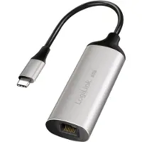 Logilink RJ45, USB 3.2 Gen 1 (USB 3.0) Adapter [1x USB 3.2 Gen 1 stekker C (USB 3.0) - 1x RJ45-bus] UA0456 15 cm