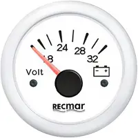 Recmar Voltmeter 8-32v Zilver