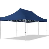 TOOLPORT 3x6 m Easy up partytent, PROFESSIONAL alu 40mm, blauw