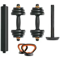 Fed Dumbbell Kit V2+bar+kettlebell 20kg Goud 20 kg