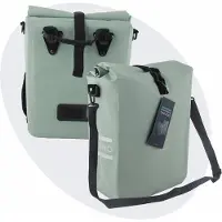Voltano Fietstas 16L - Mint Groen - Enkele Pakaftas - 100% Waterdicht