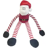 Happy pet stripey santa