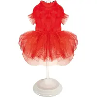 Croci honden jurk xmas sparkling rood 40 cm