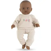 Corolle babypop trainingspak beige 36cm poppenkleding outfit.