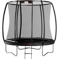 Avyna Opbouw Trampoline Ø305 cm – Inclusief Veiligheidsnet – Rond – Zwart – Premium Kwaliteit – Midden Formaat
