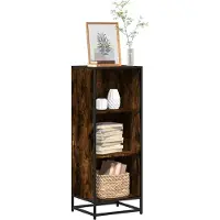 vidaXL Boekenkast 40x35x107,5 cm bewerkt hout gerookt eikenkleurig