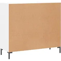vidaXL Dressoir 90x34x80 cm bewerkt hout wit